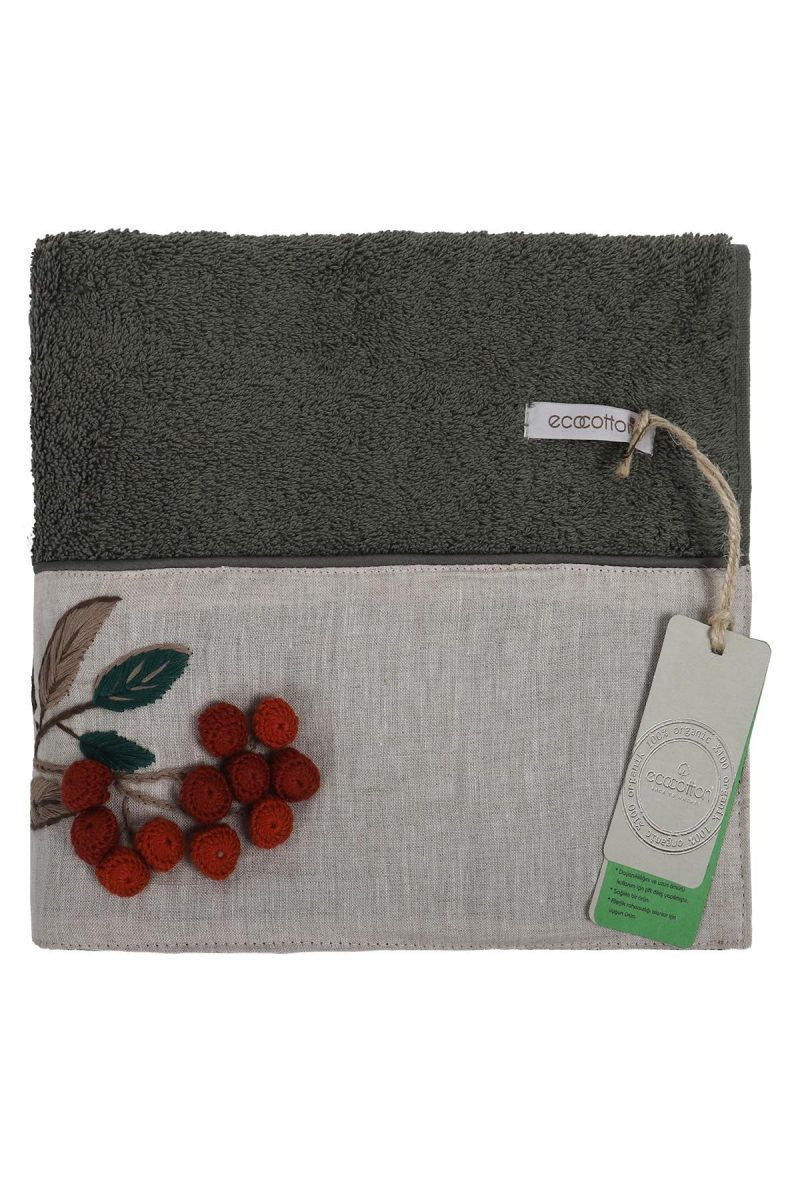 DURU KADIN YESIL HAVLU 50*90