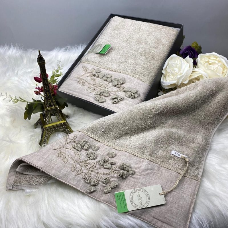 ECOCOTTON MASAL БЕЖ ПОЛОТЕНЦЕ