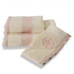 SOFT COTTON BUKET НАБОР 3ПР. 32X50 50X100 85X150 КРЕМОВЫЙ