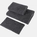 SOFT COTTON CIRCLE ПОЛОТЕНЦЕ антрацит