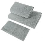 SOFT COTTON CIRCLE ПОЛОТЕНЦЕ серый