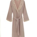 SOFT COTTON DESTAN НАБОР ПОЛОТЕНЦА С ХАЛАТОМ ЛИЛОВЫЙ
