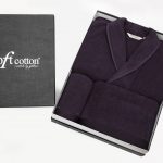SOFT COTTON LORD НАБОР ПОЛОТЕНЦЕ С ХАЛАТОМ ГОЛУБОЙ