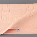 SOFT COTTON КОВРИК ДЛЯ НОГ GREK персиковый