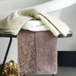 Soft cotton набор полотенец HAZEL 2 пр 50X100 75X150 грязно-розовый