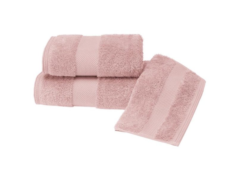 Soft cotton лицевое полотенце DELUXE темно-розовый