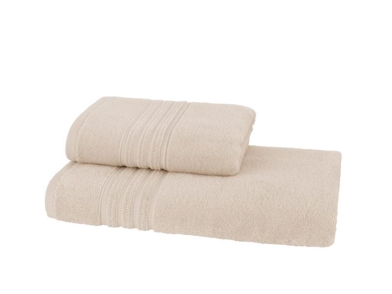 Soft cotton набор полотенец ARIA 2 пр 50X100 75X150 бежевый