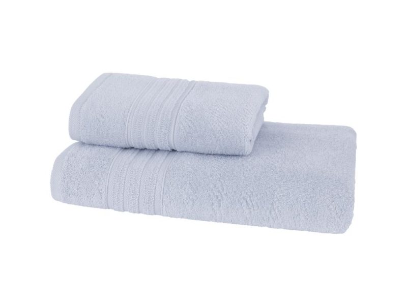 Soft cotton набор полотенец ARIA 2 пр 50X100 75X150 светло-голубой