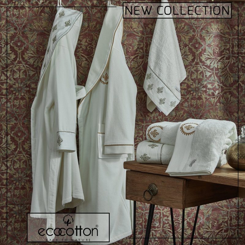ecocotton aslisah крем полотенце