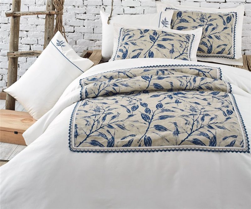 Комплект Постельного Белья из Сатина ЕВРО 2-x сп. — EcoCotton