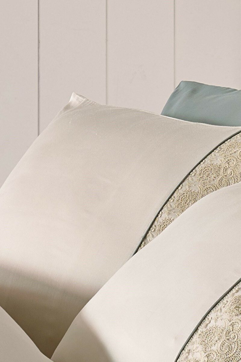 Ecocotton Tuğsen Organik Pamuk Çift Kişilik Nevresim Takımı Bej