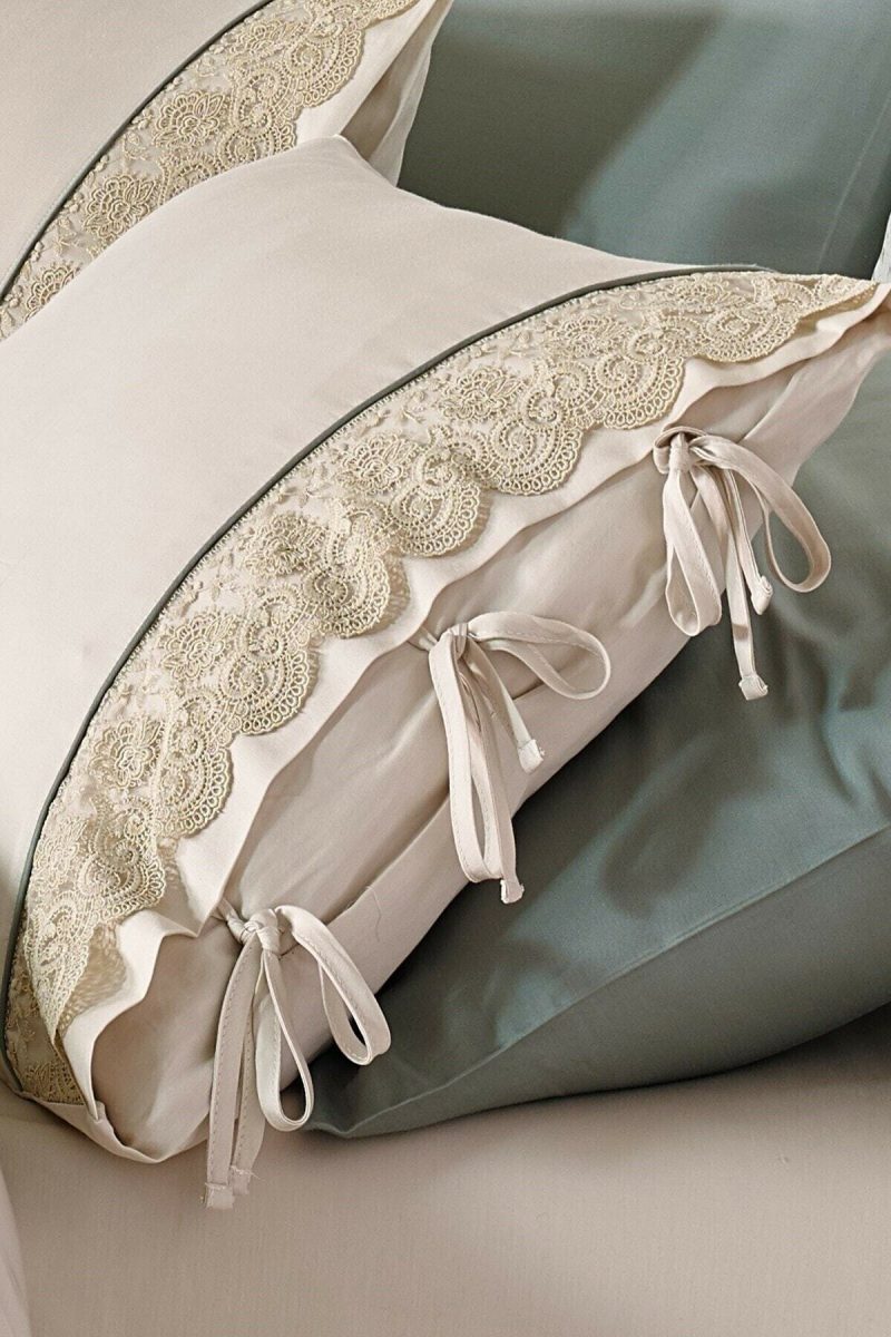 Ecocotton Tuğsen Organik Pamuk Çift Kişilik Nevresim Takımı Bej