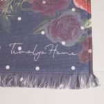 Кухонное полотенце Tivolyo Home POINT ROSE синий
