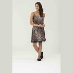 LEOPARD DENTELLE горчичный
