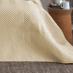 1- SIMPLY BED SPREAD SET ORCHID BEIGE