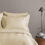 1- SIMPLY BED SPREAD SET ORCHID BEIGE