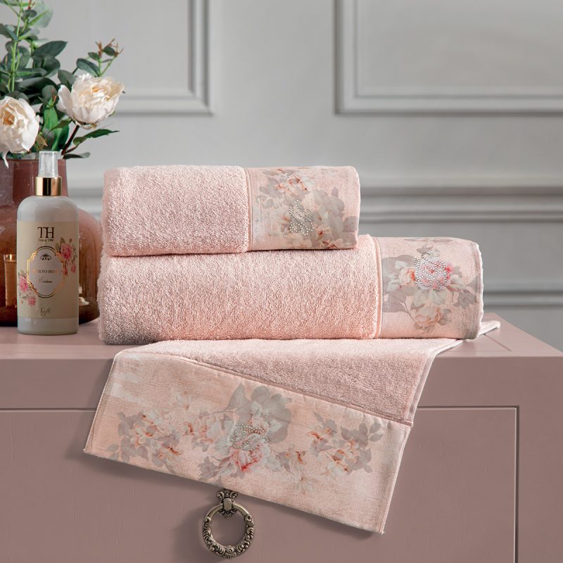 Tivolyo-Home-Nostalgia-Pudra-3-lu-Havlu-Set-1